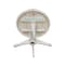 International Concepts Round 36 in Rd Top Pedestal Table, 12 in Leaf, 28.9 inH, Dining Height, Unfinished, 36 W, 48 L K-36RXT-27B - alternate 7